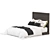 Modern Wood Bed Frame 3D model small image 8