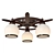 Country Charm Ceiling Chandelier 3D model small image 2