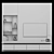 Sleek TV Wall Unit 3D model small image 4