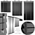 6-Position Wooden Blinds 900mm 3D model small image 1