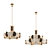 Bakalowits & Sohne Glass Tube Chandelier - 6 & 12 Lamp Options 3D model small image 1