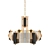 Bakalowits & Sohne Glass Tube Chandelier - 6 & 12 Lamp Options 3D model small image 2