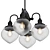 Prismatic Dental Chandelier: Illuminate with Elegance 3D model small image 1