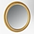 Nordic Rattan Mirror 23cm 3D model small image 1