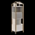 Elegant Manhattan: White, Gray, Pine 3D model small image 2