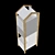 Elegant Manhattan: White, Gray, Pine 3D model small image 3
