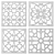 Square Carved Panel: Decorative, Versatile & Elegant 3D model small image 5
