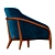 Adele Armchair: Stylish Comfort for your Home 3D model small image 4