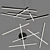 Modern Pendant Light by Maytoni Line 3D model small image 2