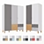 Concept Cabinet Set - Colorful Storage Solution 3D model small image 1