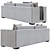 Modern Belmon Sofa: 240cm Meridiani 3D model small image 3