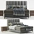 Elegant Barrington Bed 3D model small image 2