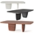 B&B Italia Tobi-Ishi Coffee Table Wood 3D model small image 1