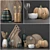 Stylish Kitchen Decor Set 3D model small image 6