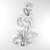 Elegant Wood Baroque Ornament 3D model small image 2