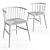 Modern Danish Designs Isabella Wooden Armchair 3D model small image 3