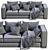 Modern Sofa Design: Jesse's Arthur 3D model small image 5