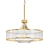 Warm Antique Brass Pendant Light 3D model small image 1