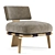 Airflow Caracole Chair: Breathable Comfort with Modern Design 3D model small image 2