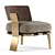 Airflow Caracole Chair: Breathable Comfort with Modern Design 3D model small image 3