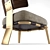 Airflow Caracole Chair: Breathable Comfort with Modern Design 3D model small image 4