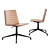 Flex Executive Low Back Chair 3D model small image 1