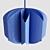 Minimalist White Pendant Lamp Shade - MOJNA Ikea 3D model small image 3