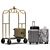 Travel Buddy Cart: Lightweight and Portable 3D model small image 2