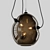 Contemporary Membrane Pendant Light 3D model small image 1