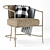 Elegant Lines Caracole Chair 3D model small image 2
