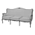 Bolero 2 & 3 Seater Sofa 3D model small image 4