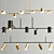 Sleek Linear Lighting Collection 3D model small image 6