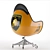 Modern Ergonomic Armchair 3D model small image 7