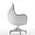 Modern Ergonomic Armchair 3D model small image 8