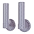 Ralph Lauren Jones Sconce: Stylish & Compact 3D model small image 3