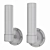 Ralph Lauren Jones Sconce: Stylish & Compact 3D model small image 4