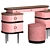 Zelda Vanity Table Set 3D model small image 4