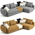 Luxurious Saint Germain Sofa 04 by Poliform 3D model small image 1