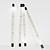 Sleek Satin Glass Floor Lamp 3D model small image 1