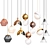 Luxury Pendant Light Set-13 with Exclusive Designs 3D model small image 1