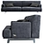 Modern Lounge Club Sofa 3D model small image 2