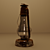 Stylish Triangle Lantern: Library with Materials and Textures 3D model small image 2
