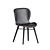 Uma Faux Leather Dining Chair: Modern Elegance for Any Space 3D model small image 3