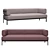 Modern Italian Belt IMBOTTITI Sofa 3D model small image 1