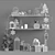 Festive Holiday Decor Set 3D model small image 4