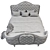 Elegant Dream Bed 3D model small image 13