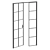 Modern Glass Partition Door 3D model small image 2