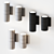 Modern LED Outdoor Wall Sconce 3D model small image 3