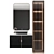 Elegant Bathroom Console with Mirror 3D model small image 2