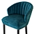 Elegant Nuka Bar Stool - Stylish Seating Solution 3D model small image 3